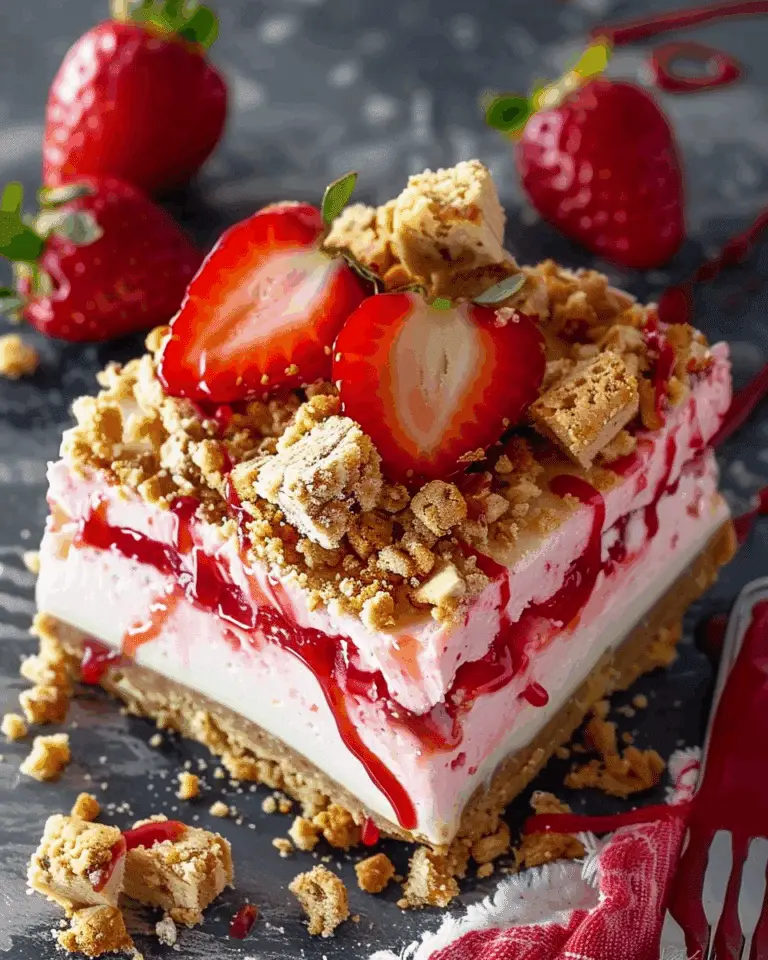 Strawberry Crunch Cheesecake Chunks