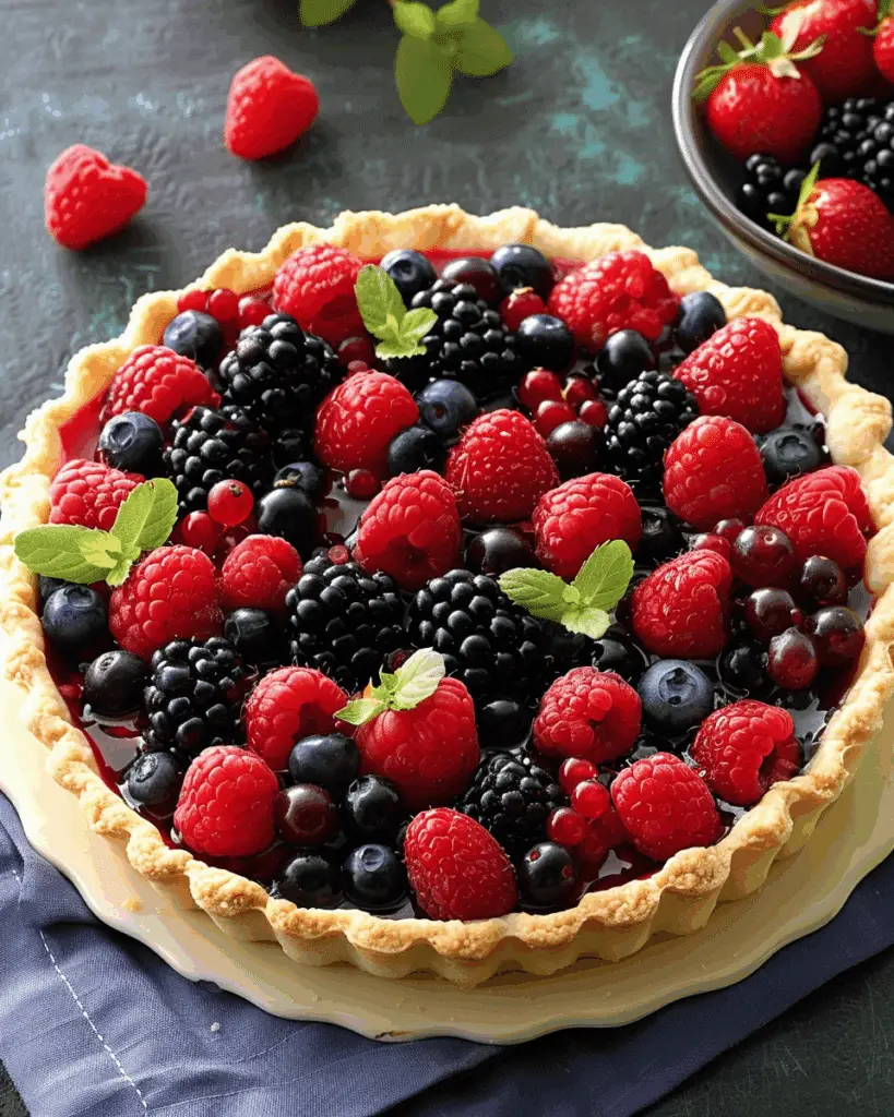 Mixed Berry Tart