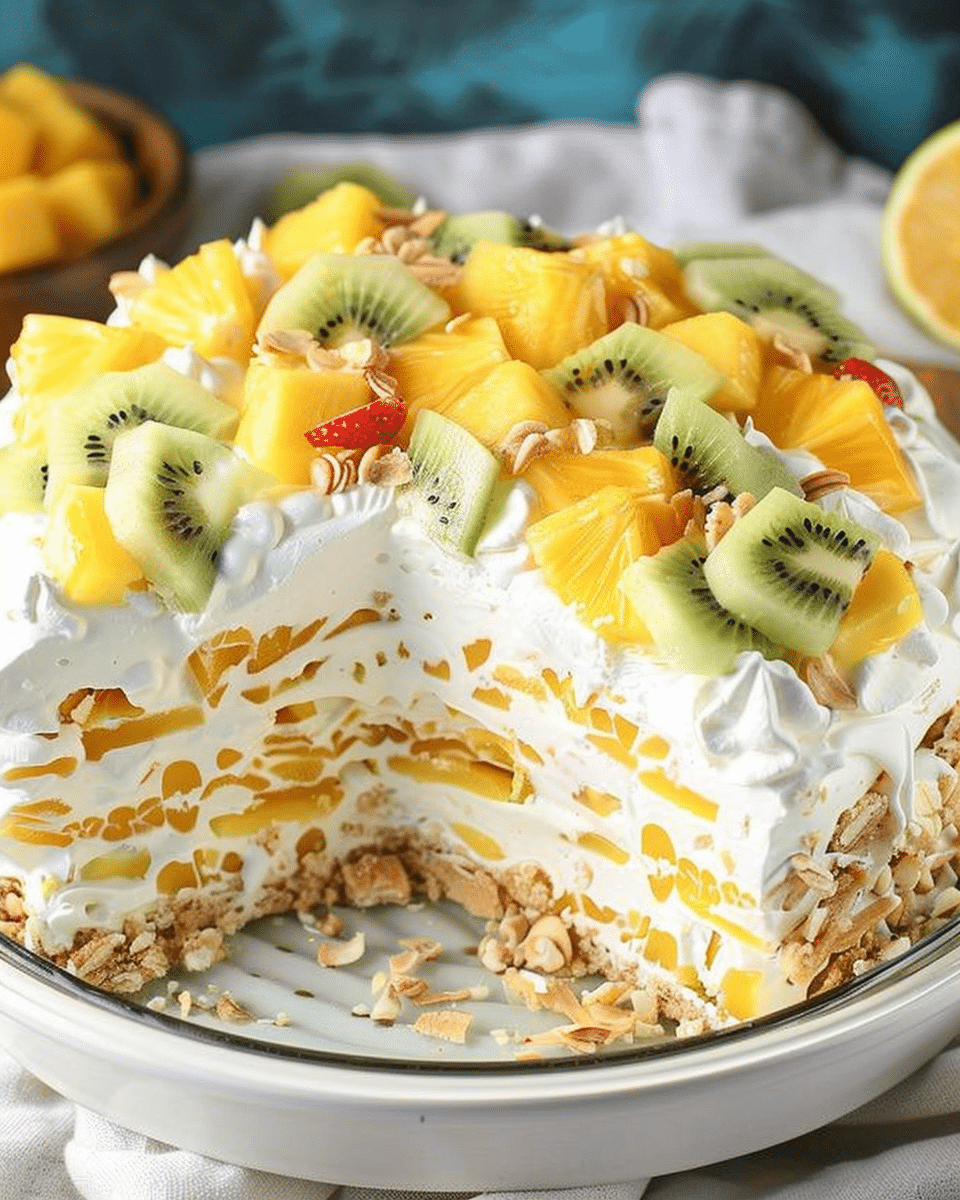 No-Bake Tropical Icebox Cake