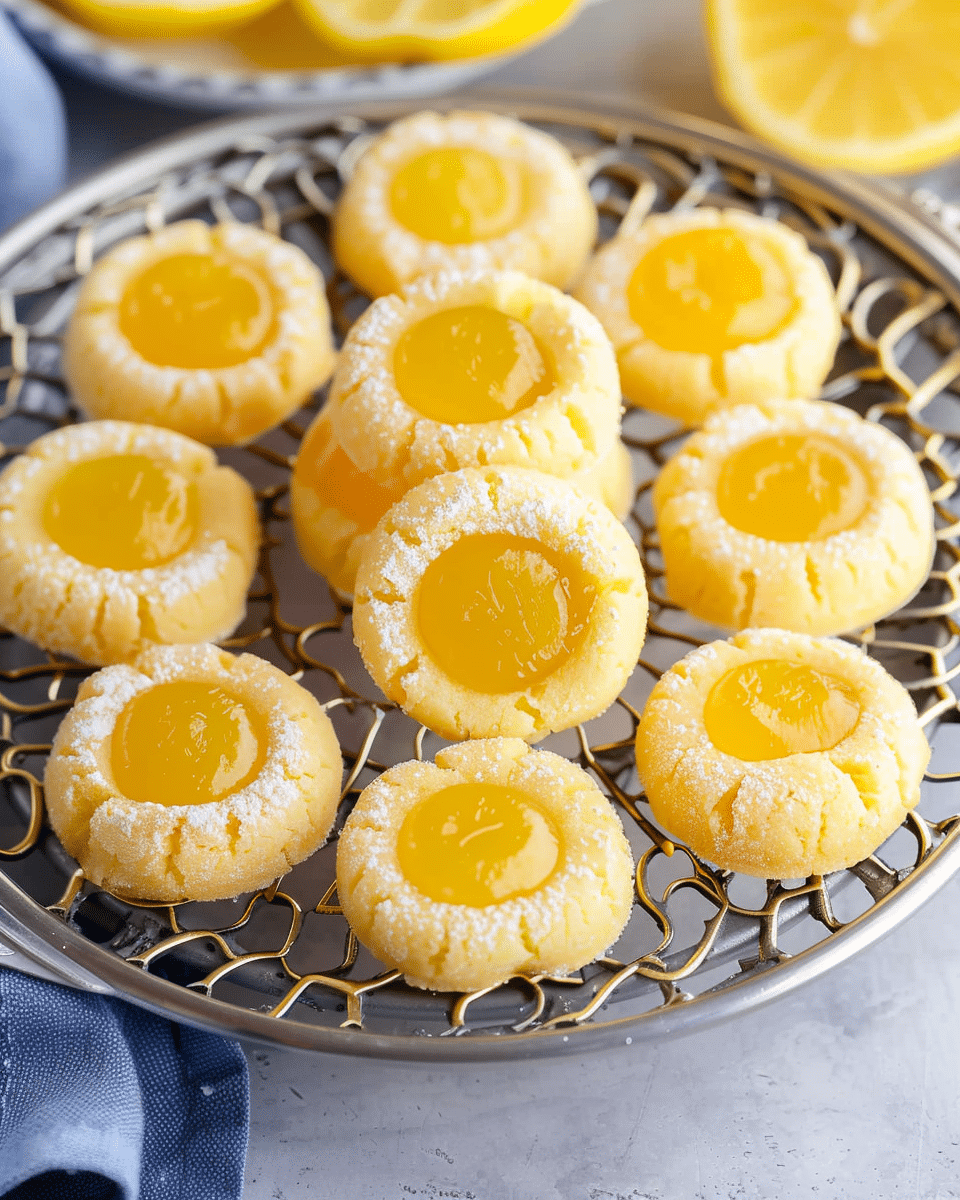 Lemon Thumbprint Cookies