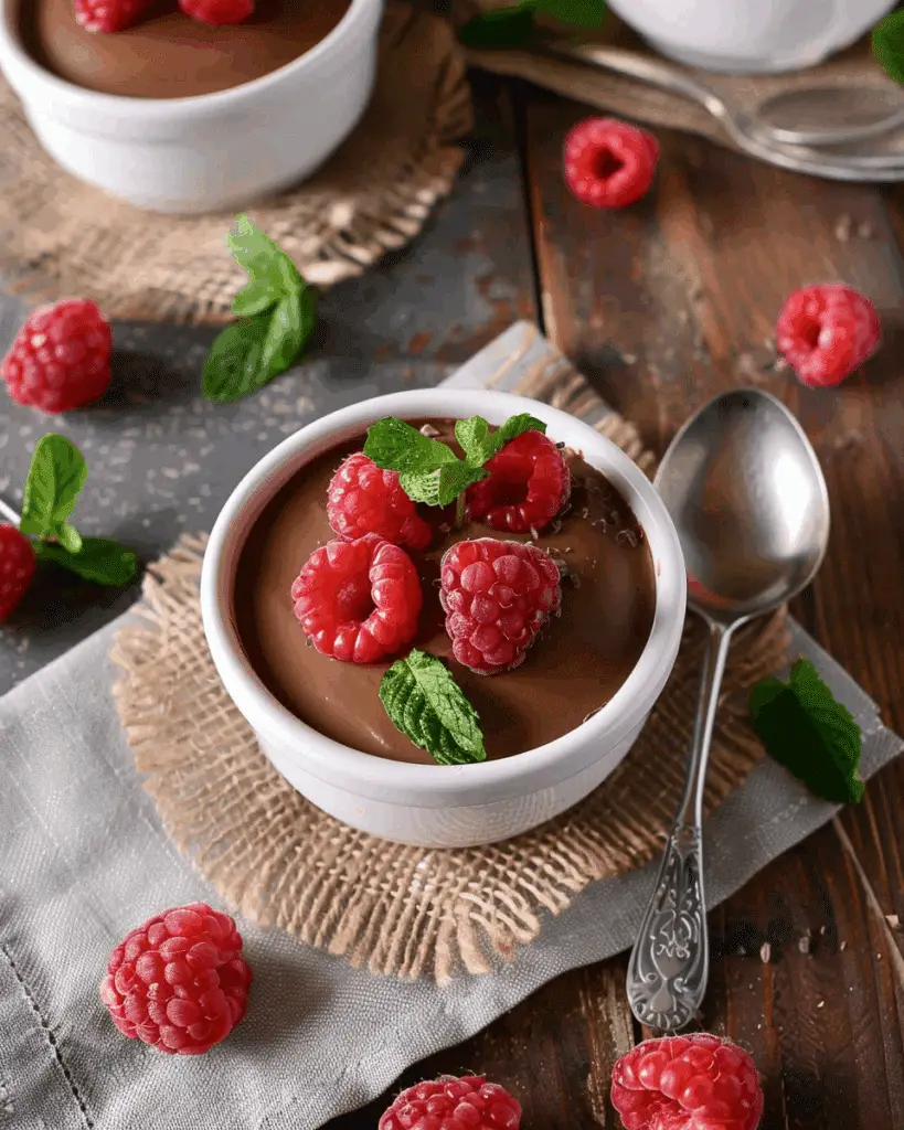 Raspberry Chocolate Mousse