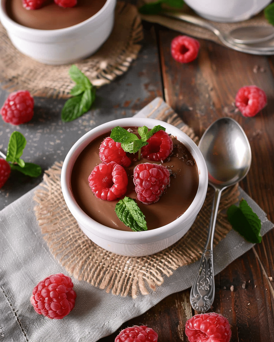 Raspberry Chocolate Mousse