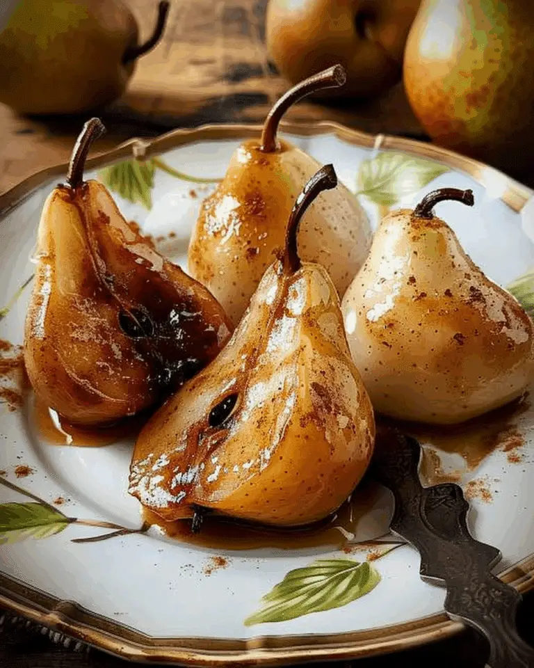 Roasted Cinnamon Buttery Pears