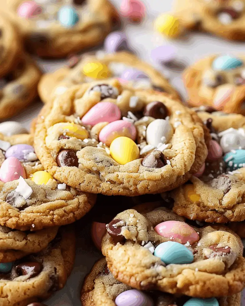 Cadbury Mini Egg Chocolate Chip Cookies