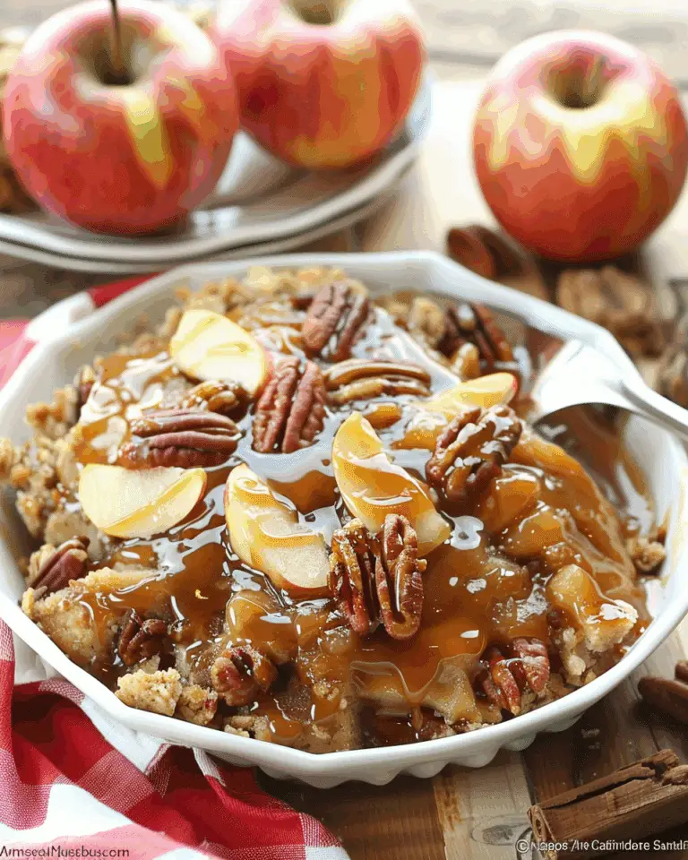 Caramel Apple Pecan Dump Cake