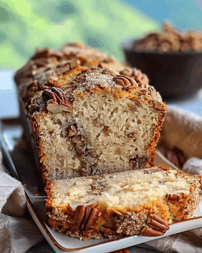 Cinnamon Sweet Alabama Pecan Bread
