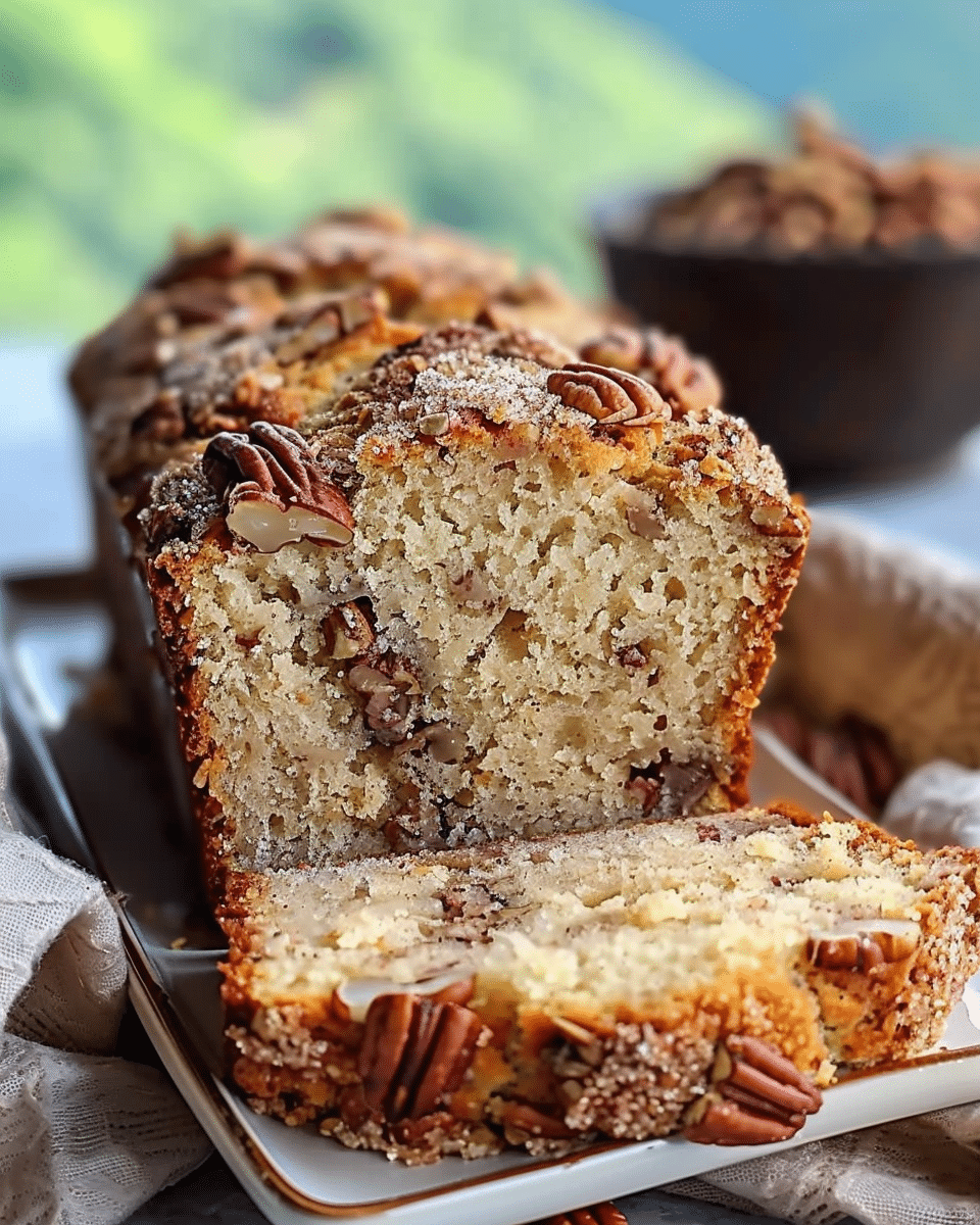 Cinnamon Sweet Alabama Pecan Bread