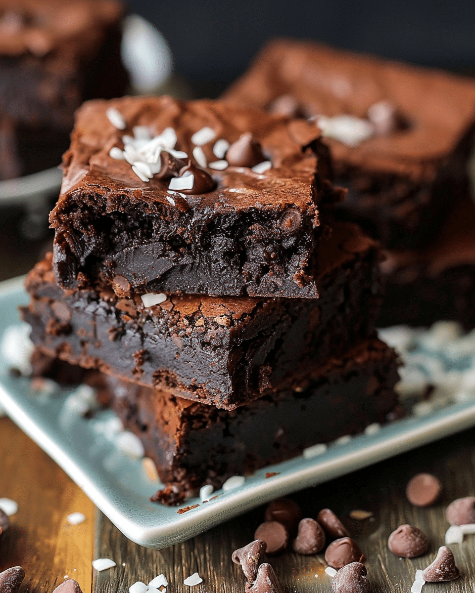 Fudgy Black Bean Brownies With Protein Powder