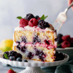 Lemon Berry Yogurt Cake