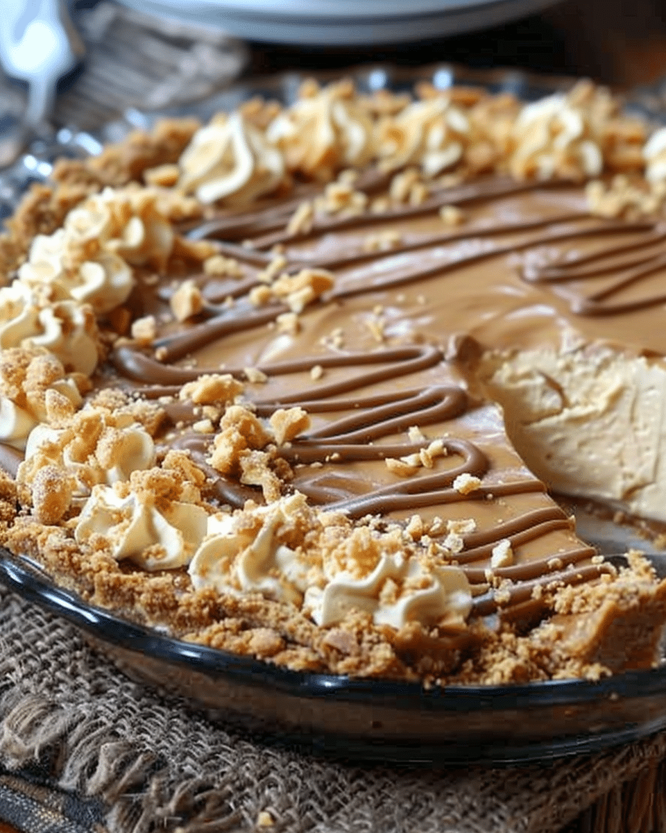No-Bake Cream Cheese Peanut Butter Pie