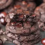 Triple Chocolate Cherry Cookies