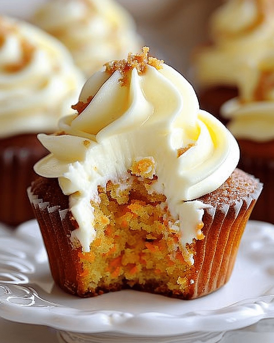 Carrot Cream Cheese Cupcakes