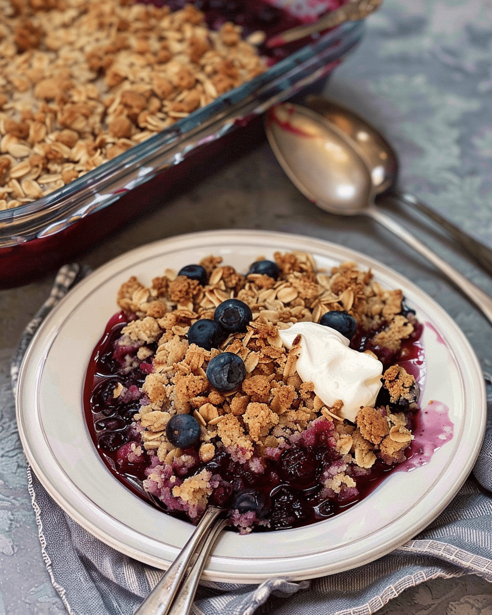 Gluten-Free Blueberry Crisp