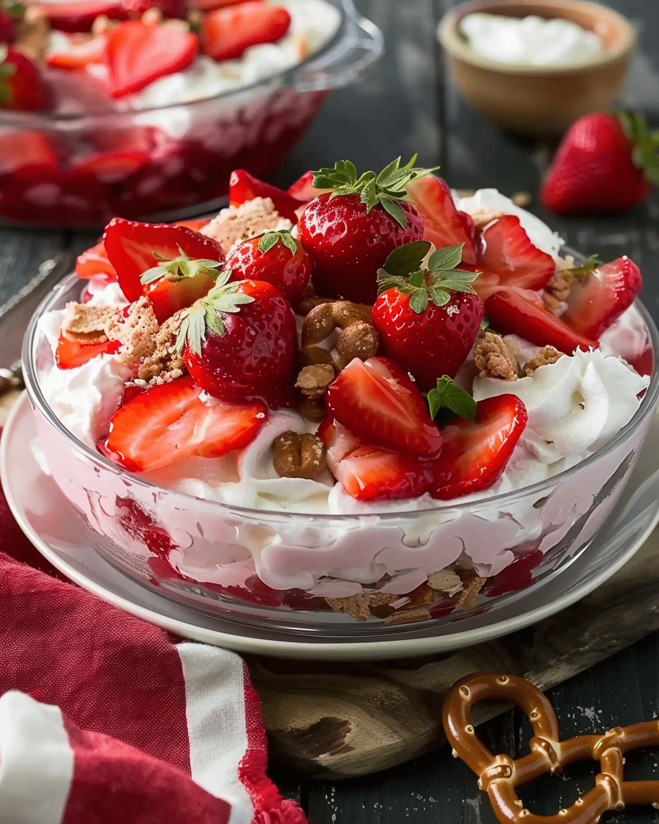 Strawberry Pretzel Salad