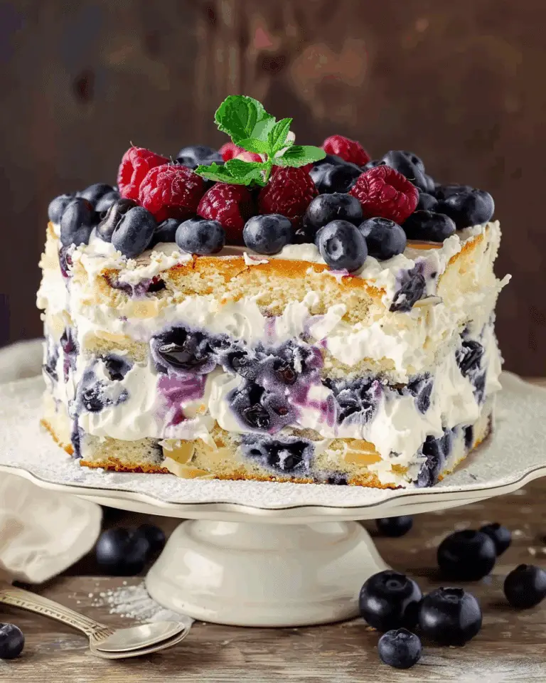 Blueberry Heaven On Earth Cake