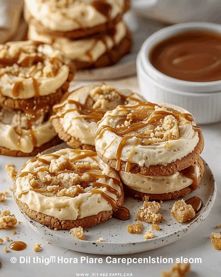 Caramel Cheesecake Cookies