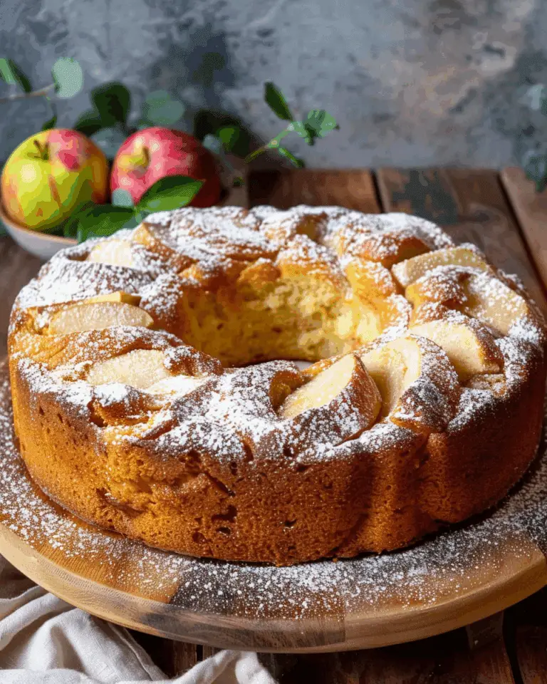 Italian Apple Cake with Olive Oil