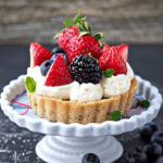 Mini Honey Balsamic Berry Cheesecake