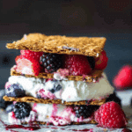 Mixed Berry S’mores with Fresh Fruit