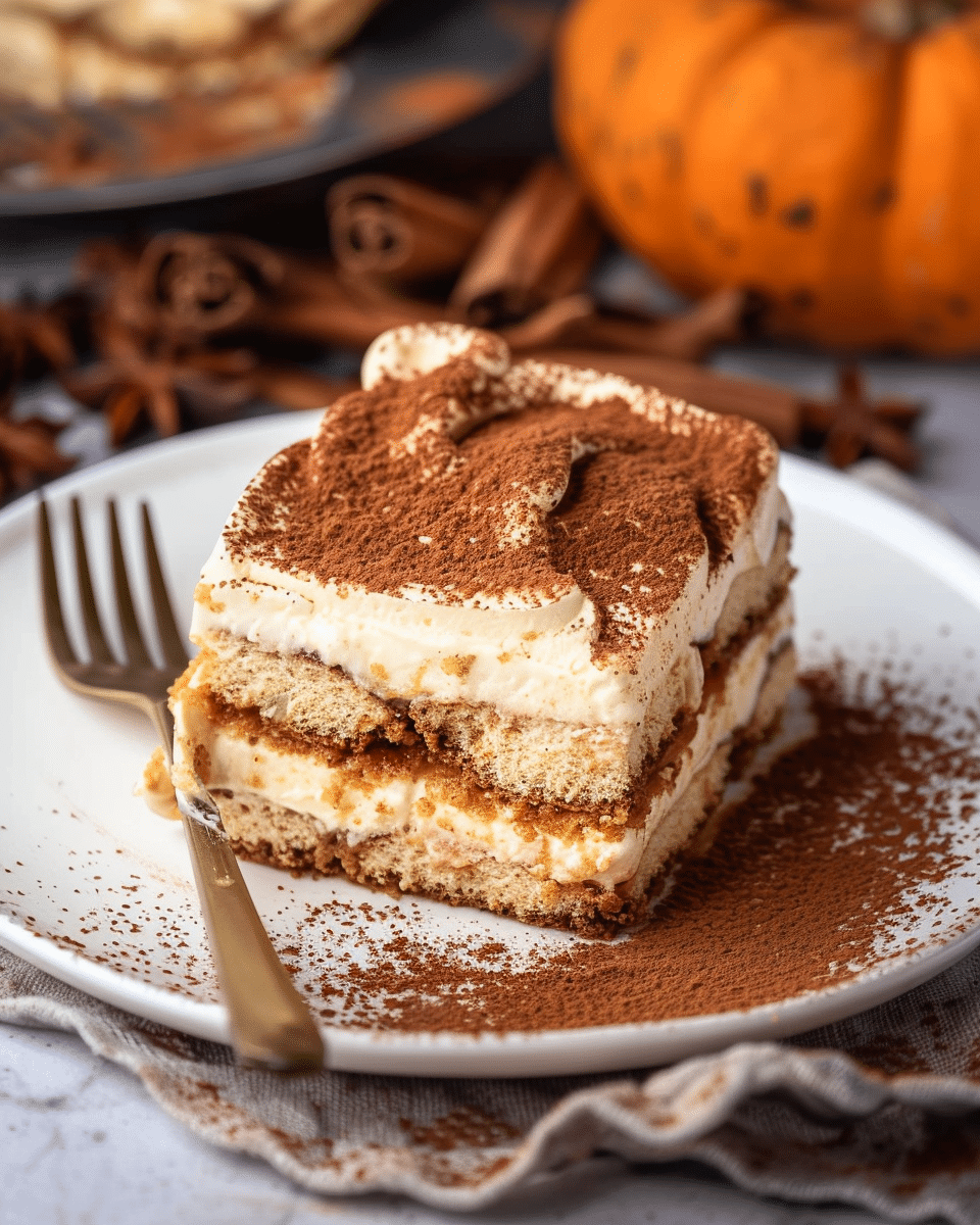 Pumpkin Spice Tiramisu