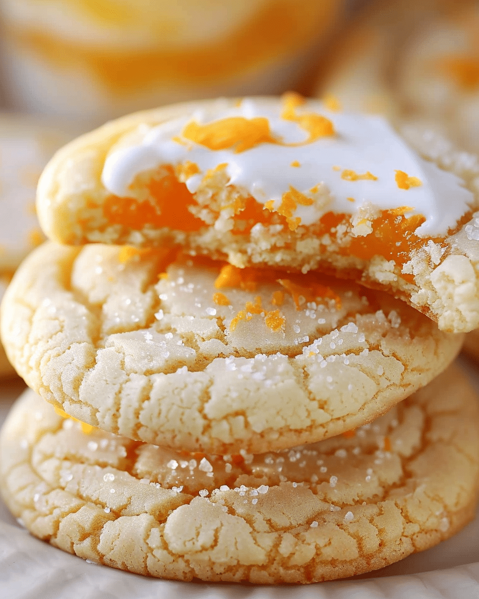 Creamsicle Orange Cookies