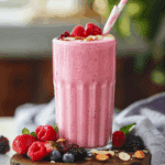 Berry Almond Protein Smoothie