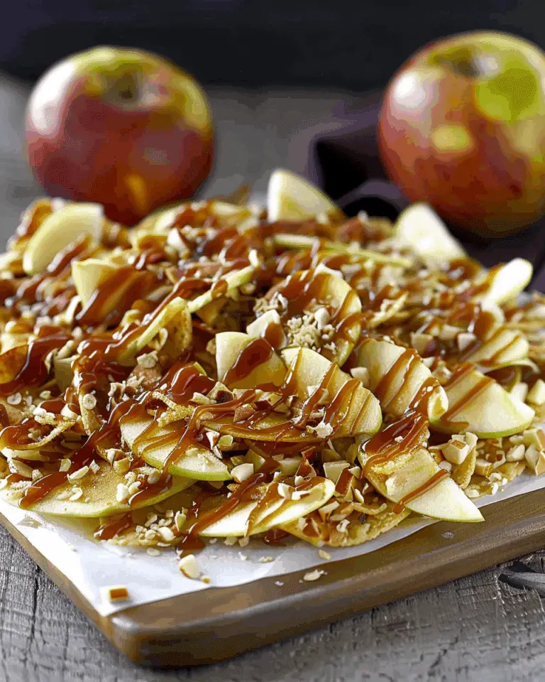 Caramel Apple Nachos
