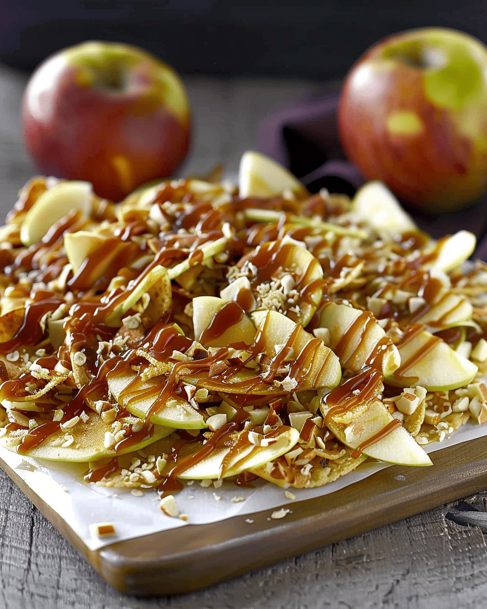 Caramel Apple Nachos