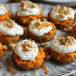 Cashew Carrot Bites with Honey Cream