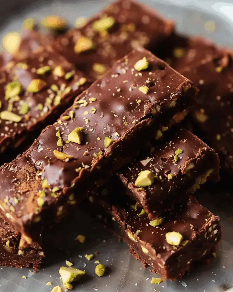 Chocolate Pistachio Shortbread