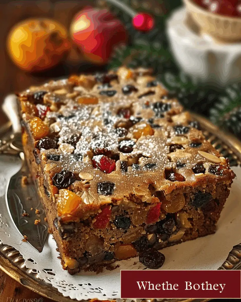 Heavenly Moist Fruitcake