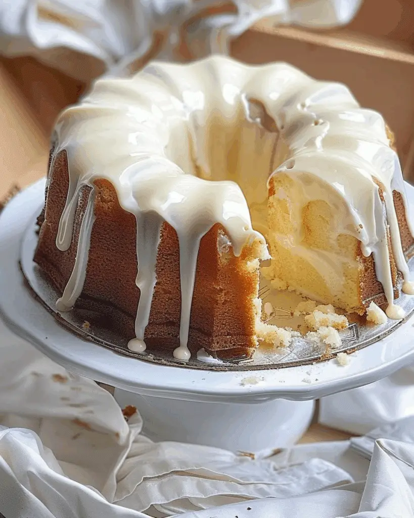 Pineapple Sour Cream Pound Cake