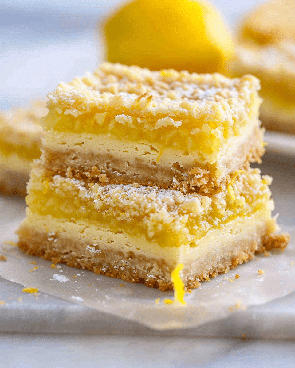 Protein Lemon Bars