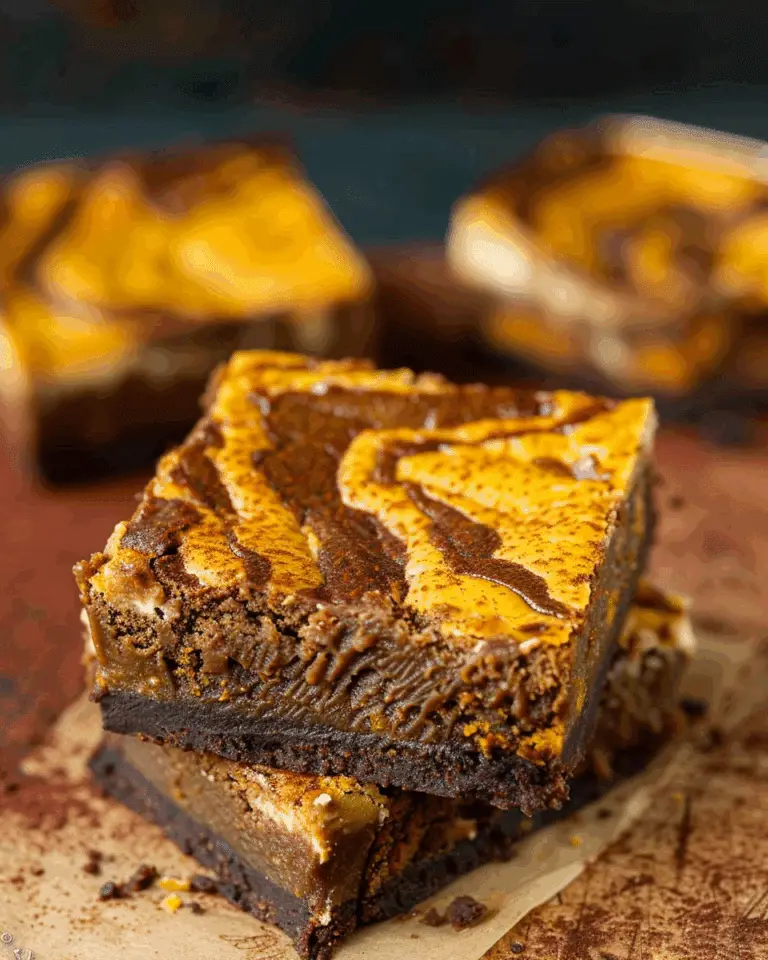 Pumpkin Cheesecake Brownies
