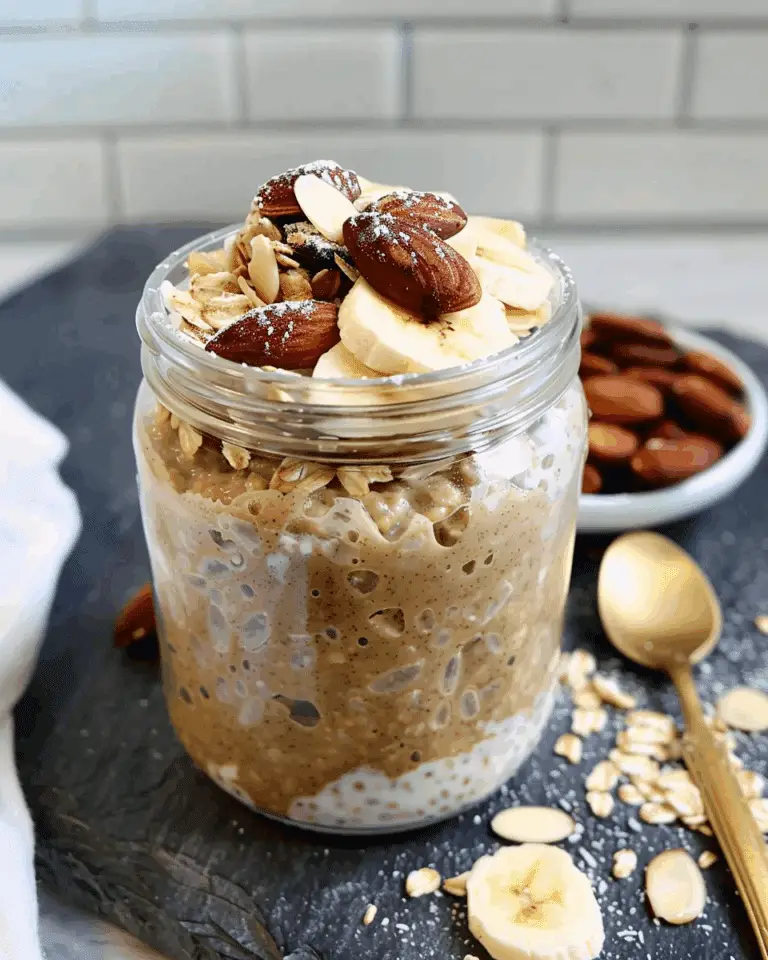 Almond Butter Overnight Oats