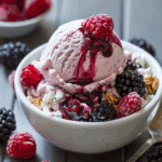 Berry Bliss Cottage Cheese Ice Cream