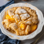 Lazy Peach Cobbler