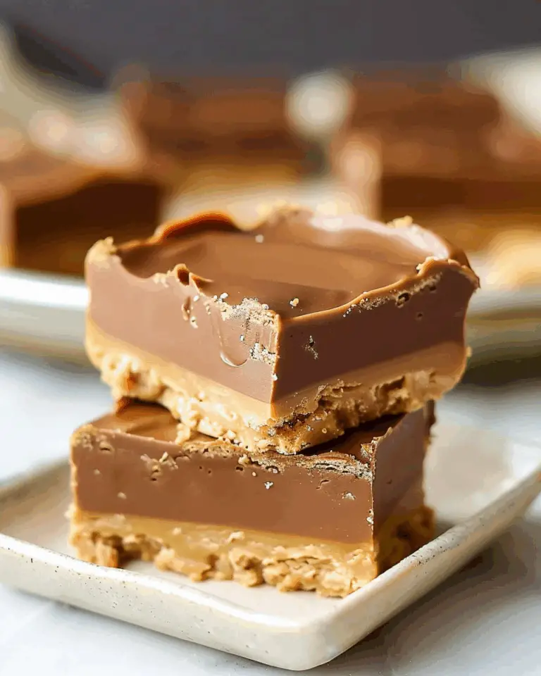 No Bake Peanut Butter Bars