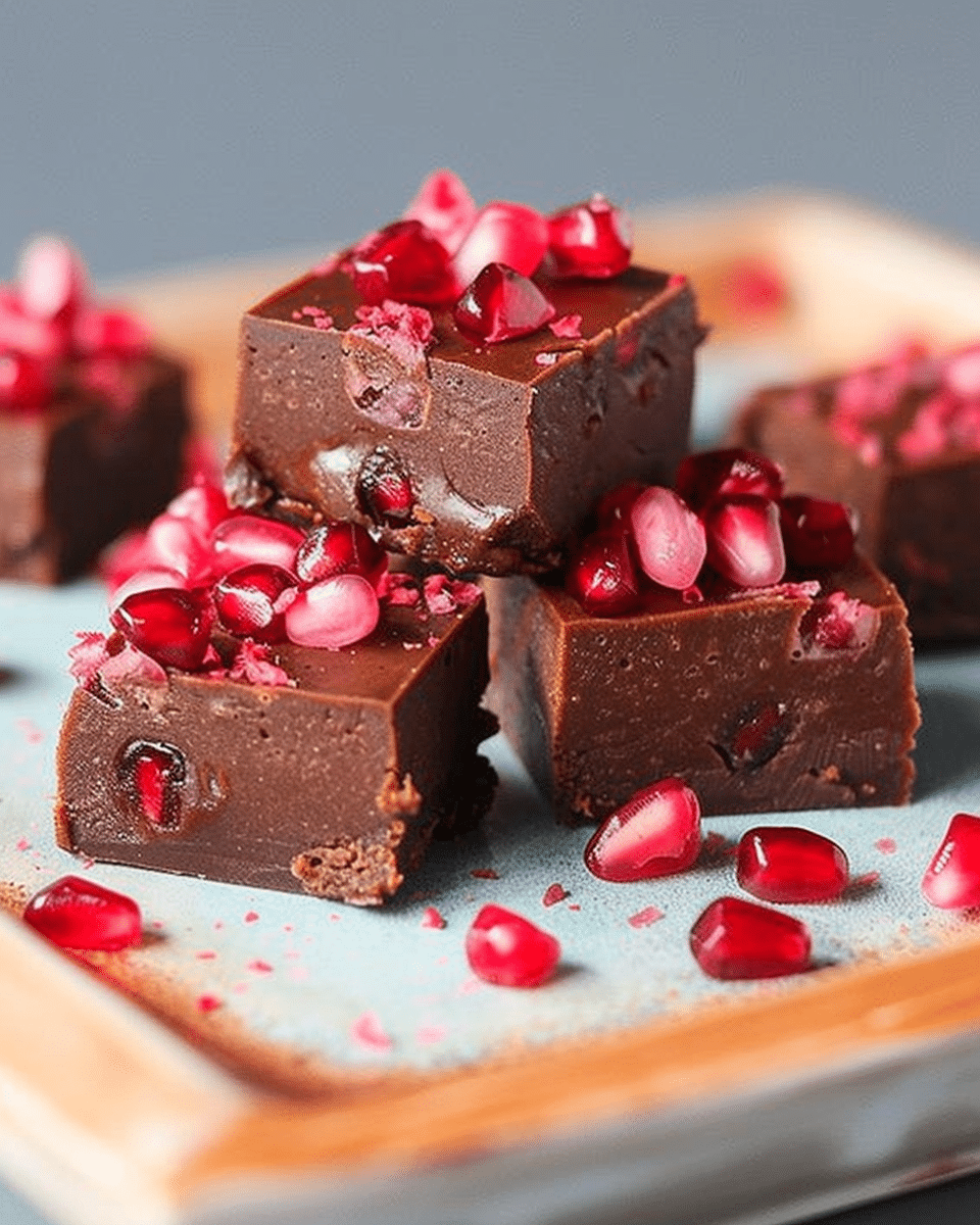Pomegranate Chipotle Protein Fudge