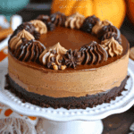 Pumpkin Chocolate Mousse Cake