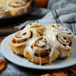 Pumpkin Cinnamon Rolls with Cream Cheese