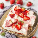 Strawberry Cream Cheese Slab Pie