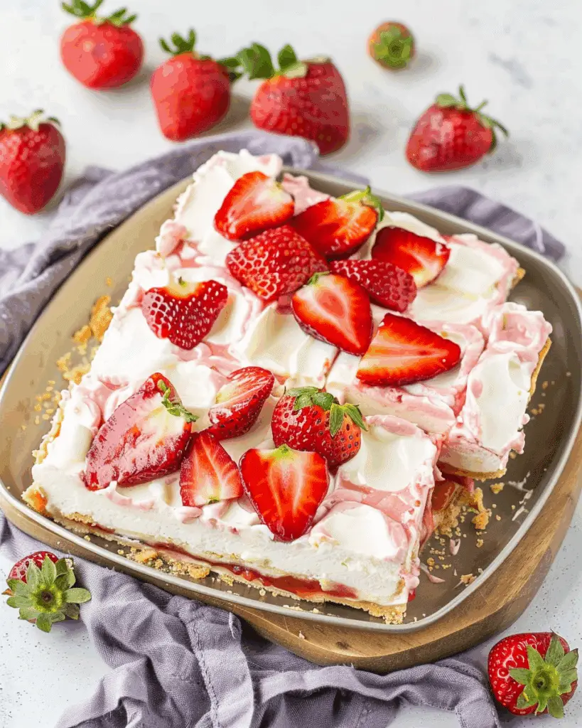 Strawberry Cream Cheese Slab Pie