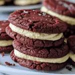 Stuffed Red Velvet Cookies