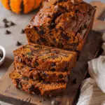 Chocolate Chip Pumpkin Bread with Banana
