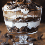 Chocolate Oreo Cheesecake Brownie Trifle