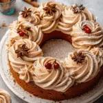 Cozy Cinnamon Spice Wreath Cake