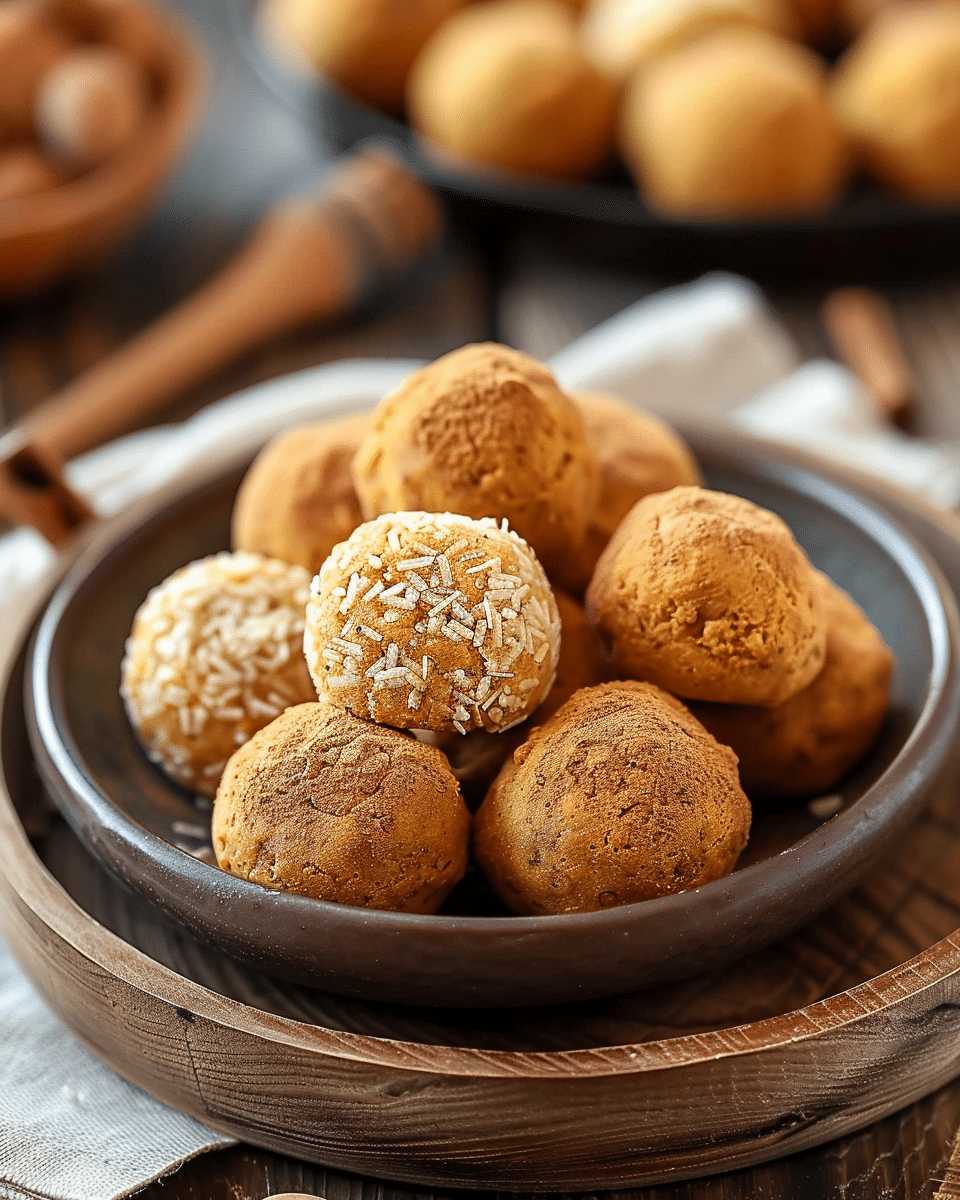 Delicious Pumpkin Pie Protein Bites