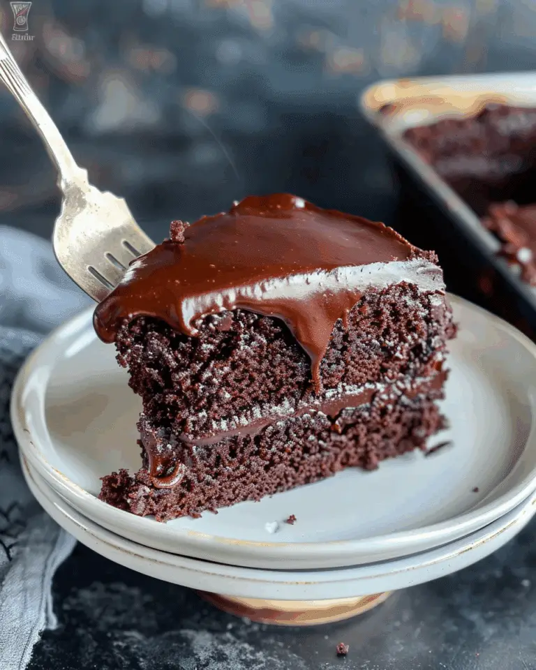Dr Pepper Cake with Fudge Frosting