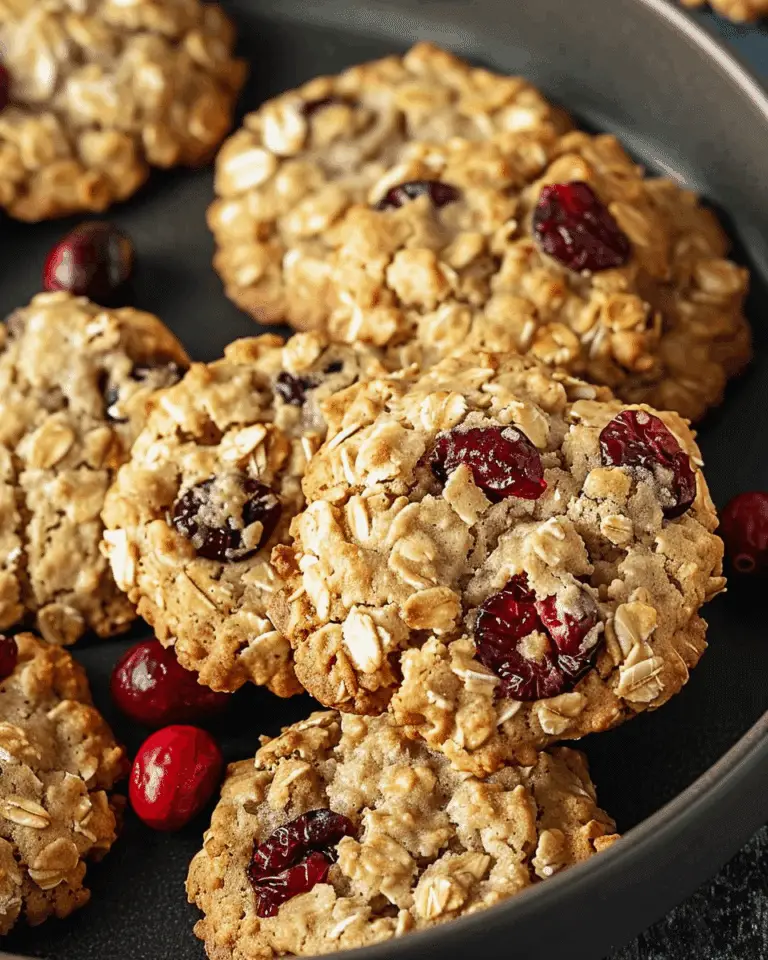 Oatmeal Cranberry Cookies